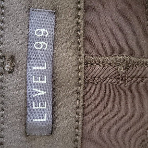 Level 99 | Gray Soft Velour Feel Skinny Pants - Picture 4 of 6